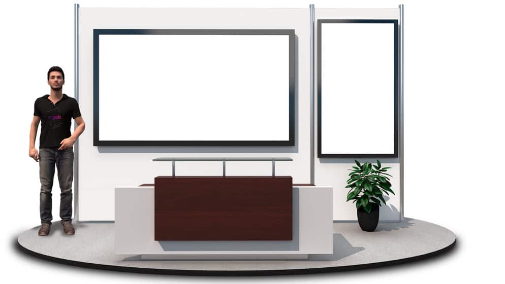 vFairs virtual booth templates