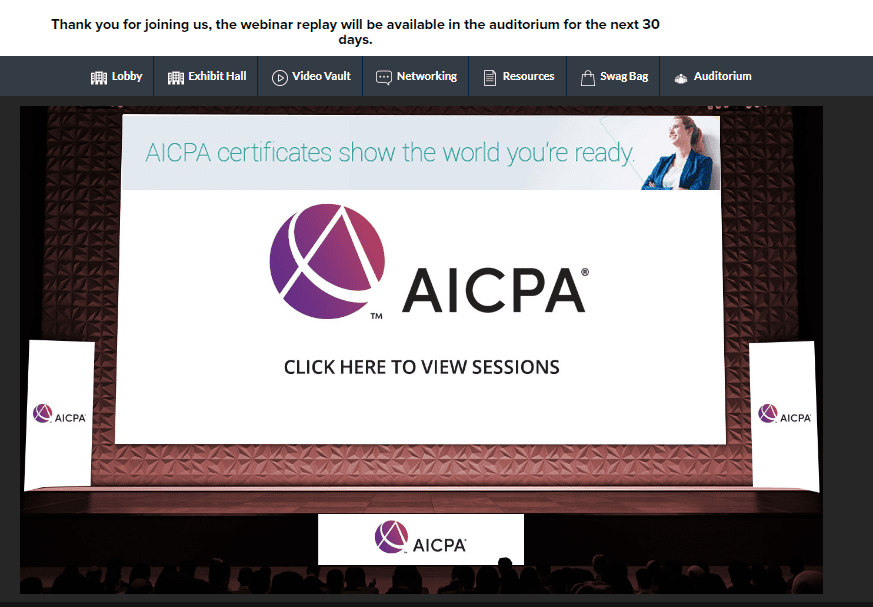 AICPA Webinar