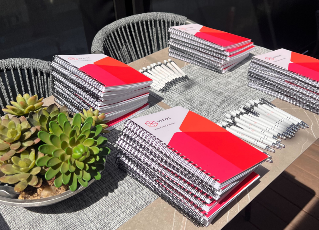 Branded swag by vFairs