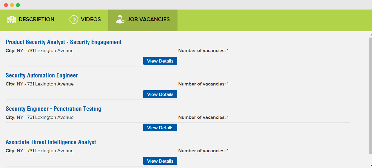 job listings