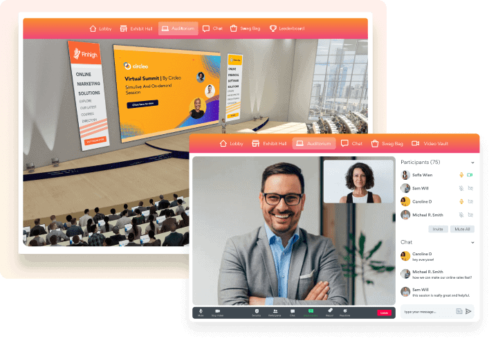 fundraising using in person and virtual event enviroments