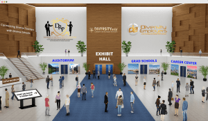virtual job fair lobby