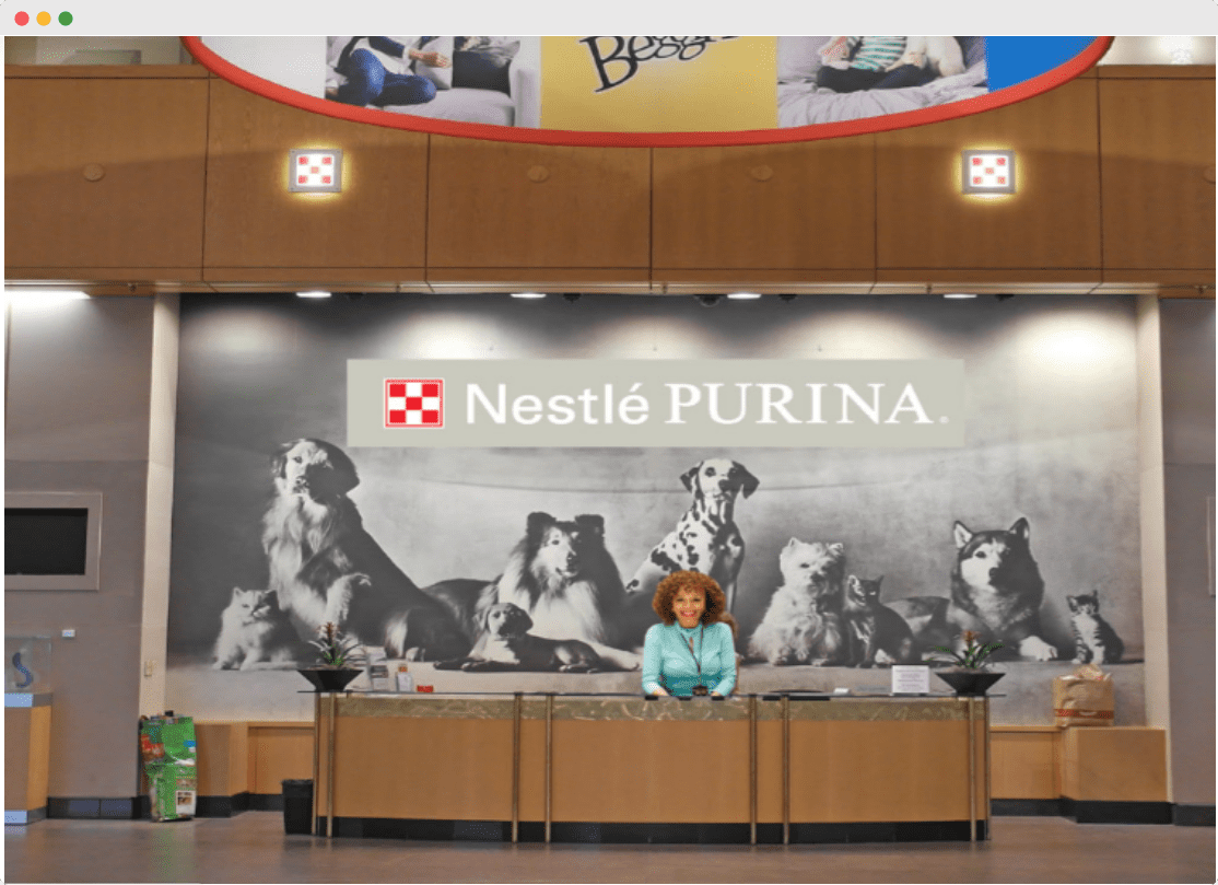 Nestle Purina virtual Front desk