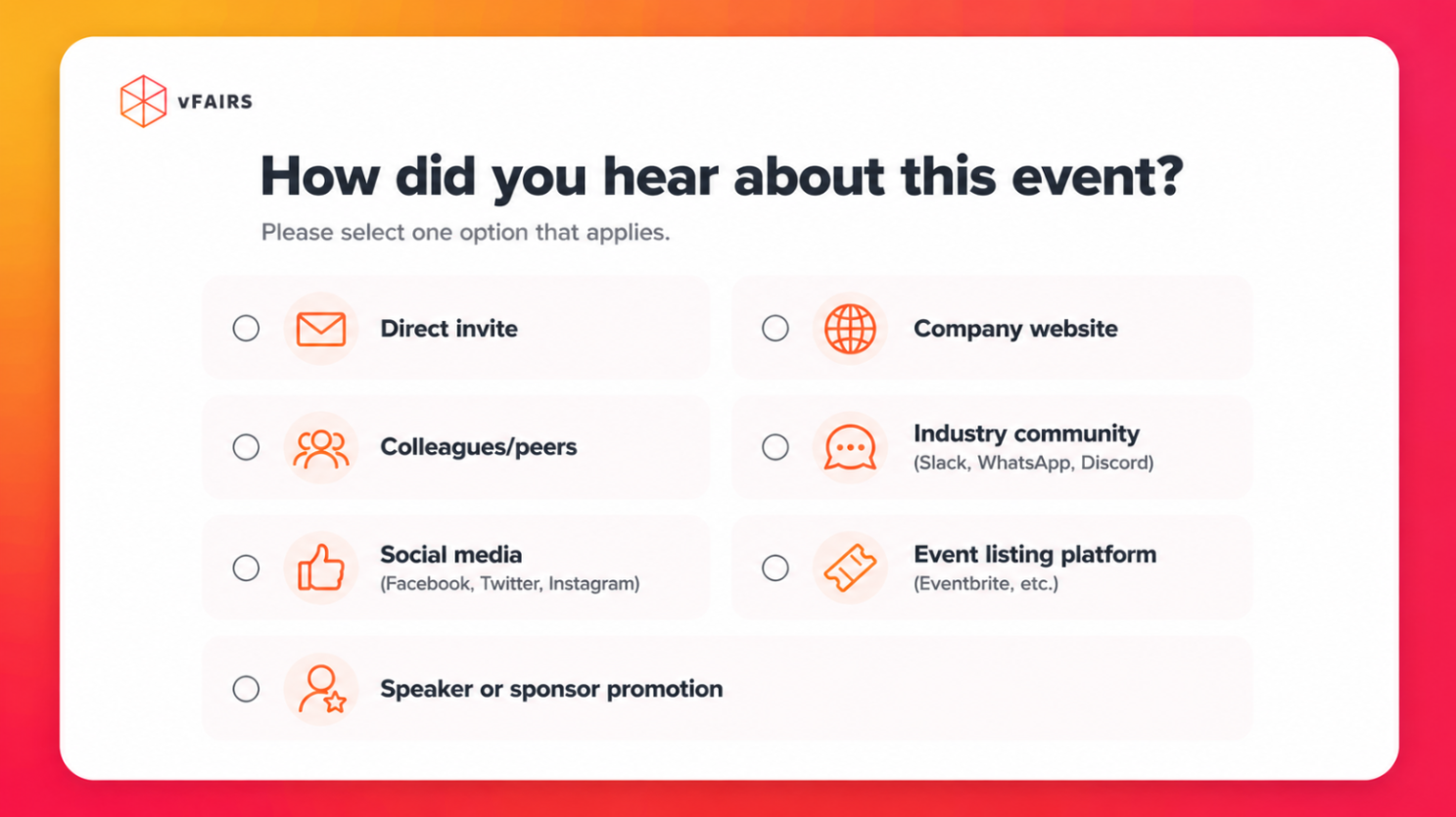 35 Post Event Survey Questions to Ask Attendees & Sponsors