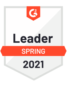 G2 Badge for Spring 2021 Leader