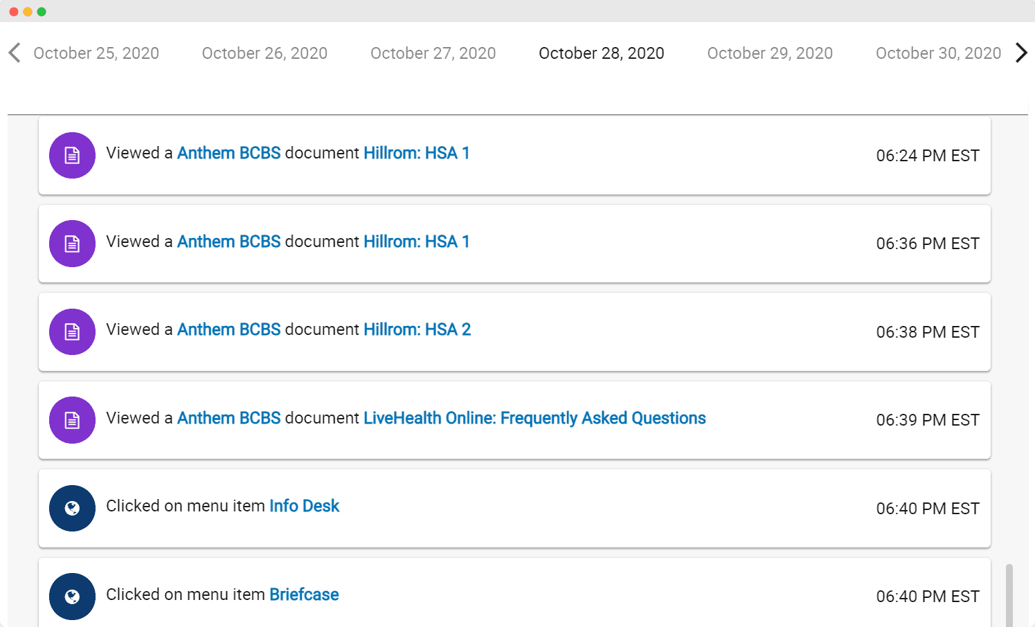 user journey details 