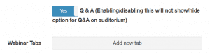 slido vfairs integration enableQA