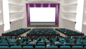virtual auditorium for education technology conference - vfairs
