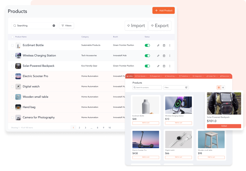 List Products, Discounts, & Deals in a Searchable Marketplace.