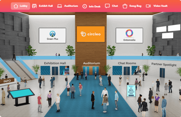 Virtual event space