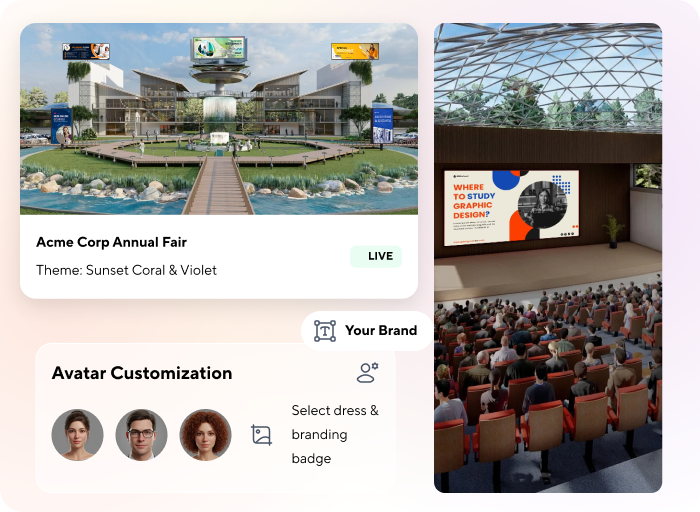 Personalize the Benefits Fair with Your Company Branding and Needs