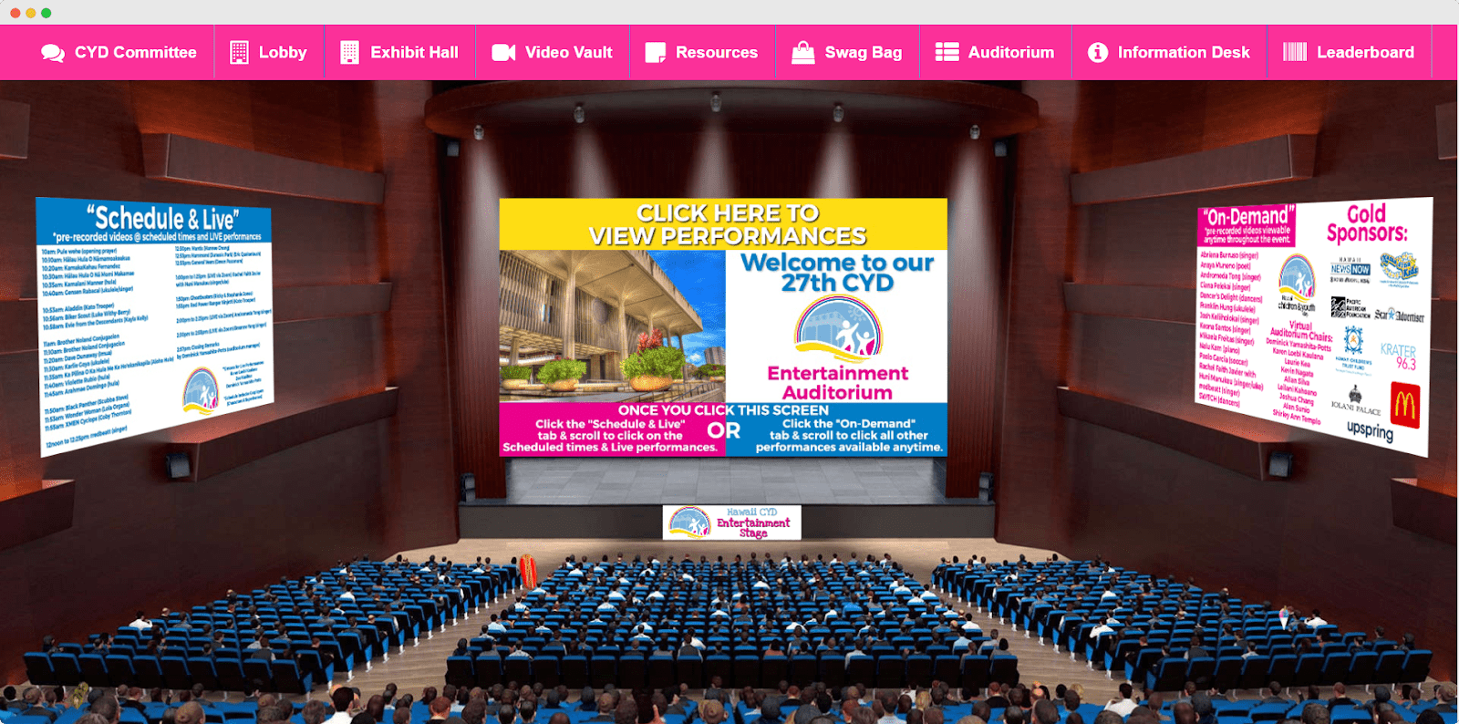 CYD Virtual Auditorium