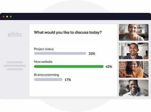 vfairs polls virtual event engagement activities 