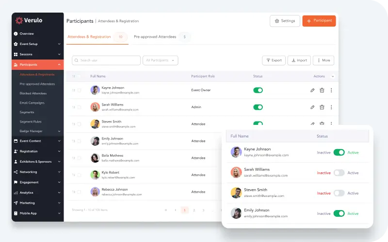 Attendee-Management