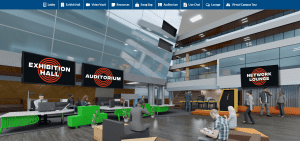 virtual university fair lobby