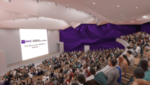 virtual career fair auditorium