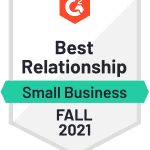 G2 Fall 2021 Best Relationship for virtual events 