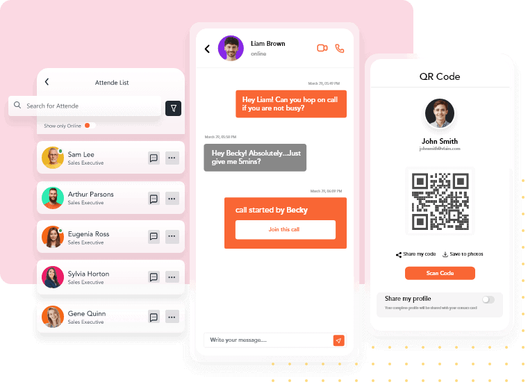 In app networking