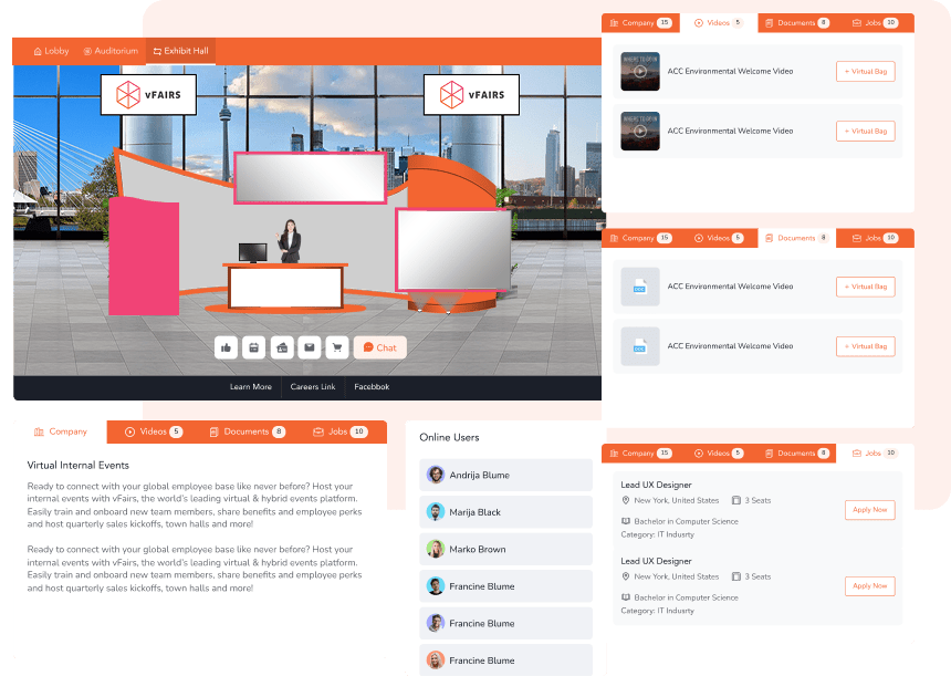 Branded Virtual Event Booths