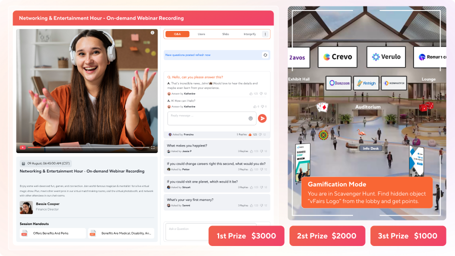 Virtual Events Platform