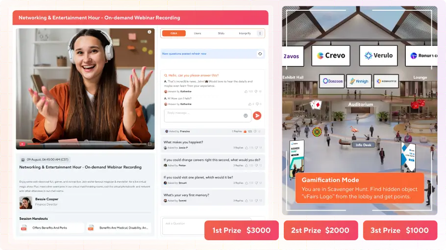 Virtual Events Platform