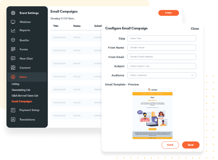 vFairs Email Marketing