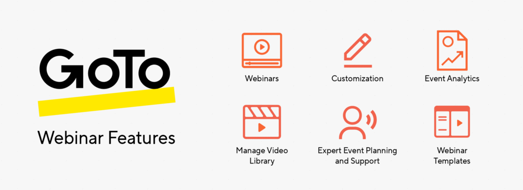 GoTo Webinar VS vFairs; Comparison - GoTo Webinar Features Visual