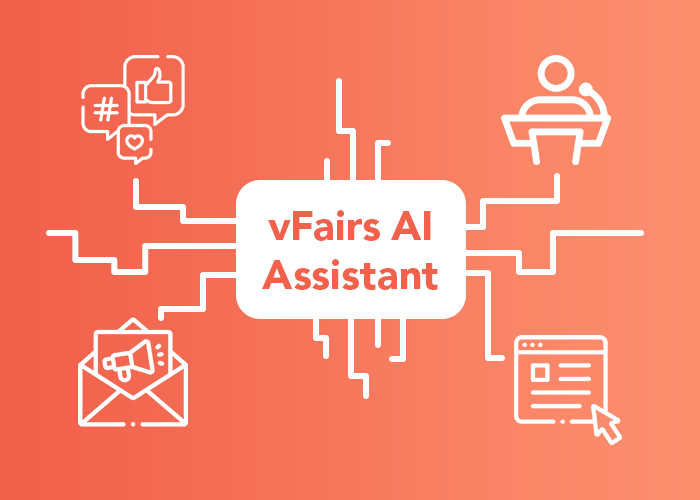 vFairs best event management software - AI assistant for event marketing