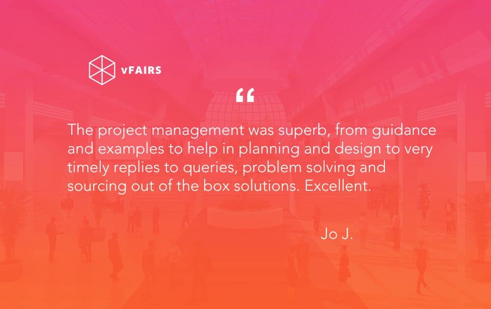 Testimonial reading: “The project management was superb, from guidance and examples to help in planning and design to very timely replies to queries, problem solving and sourcing out of the box solutions. Excellent.”