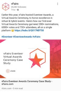 post event content by vFairs