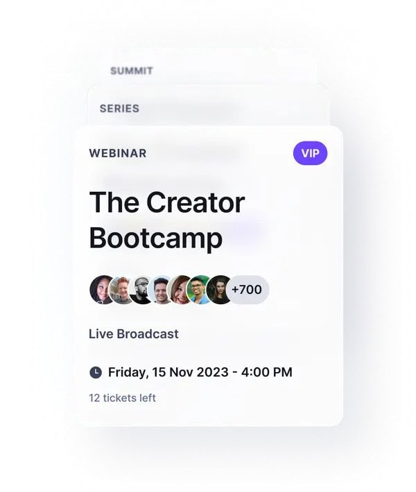 HeySummit Virtual event features