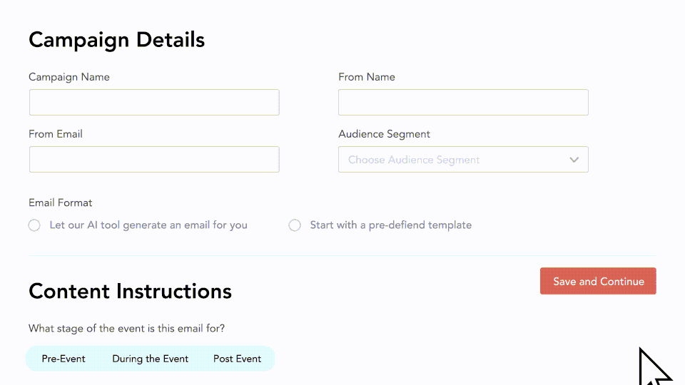 AI writing assistant to help with event promotion