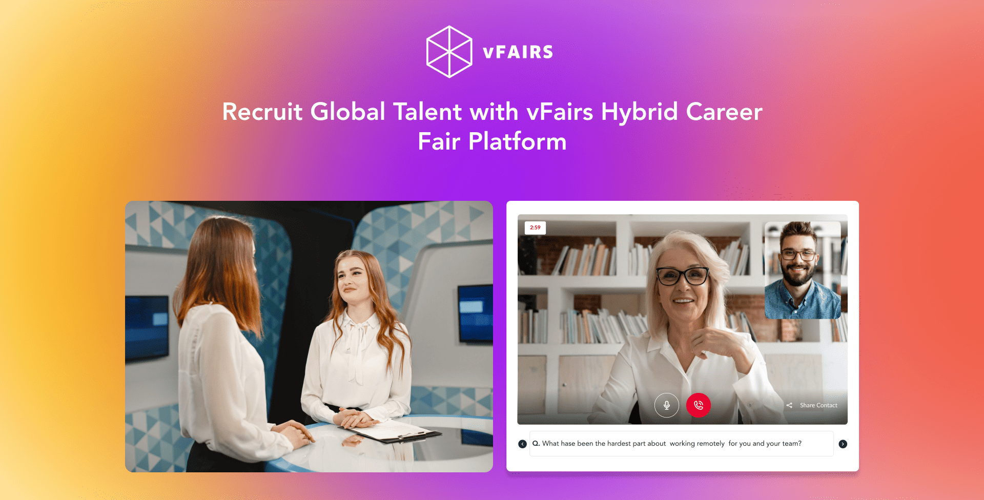 Hybrid Career Fair Platform