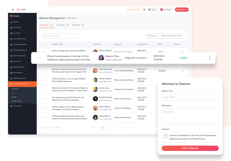 Simplify Speaker Setup From Submission To Session