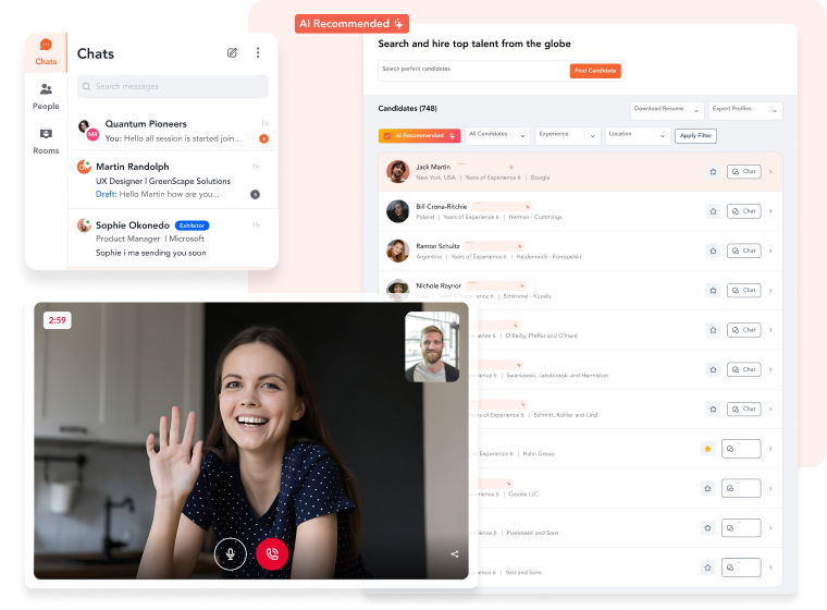 Facilitate connections between students & campus representatives.