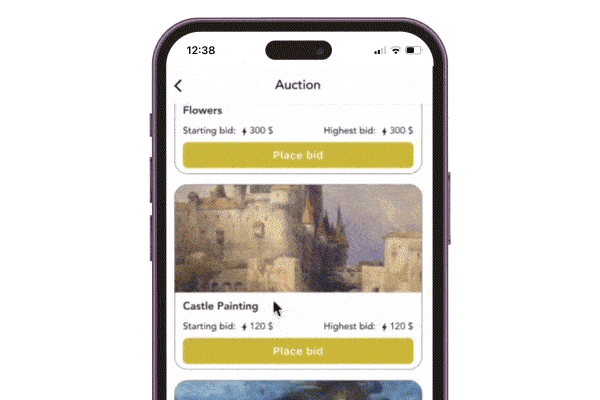 mobile app silent auction
