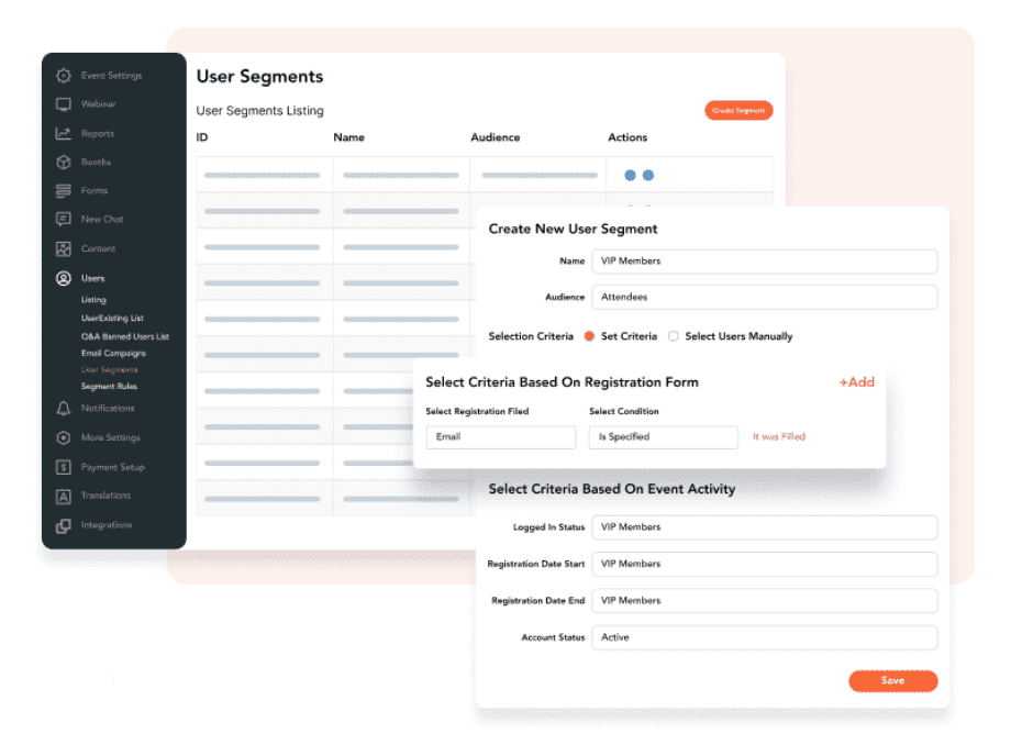 automated user segments