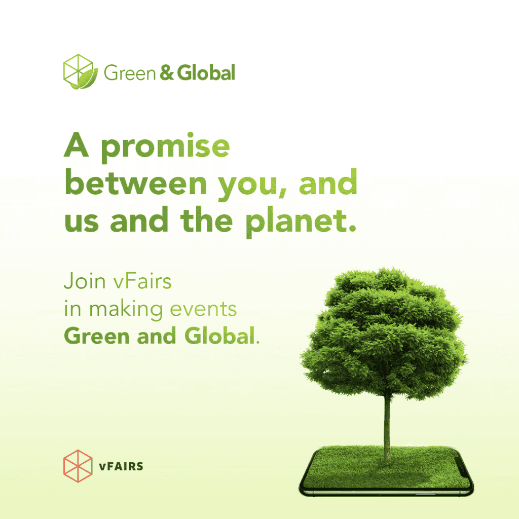 vFairs Green and Global Initiative for Sustainable Events