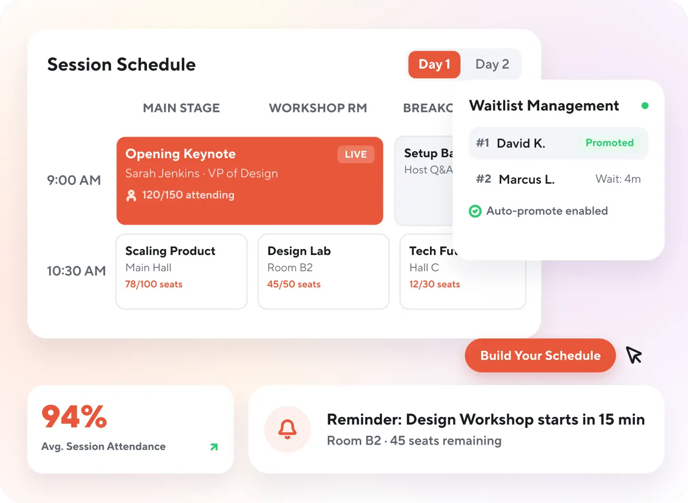 Host Multi-Track Sessions and Track Attendance Across Them All
