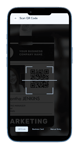 scan leads with vFairs trade show lead capture app