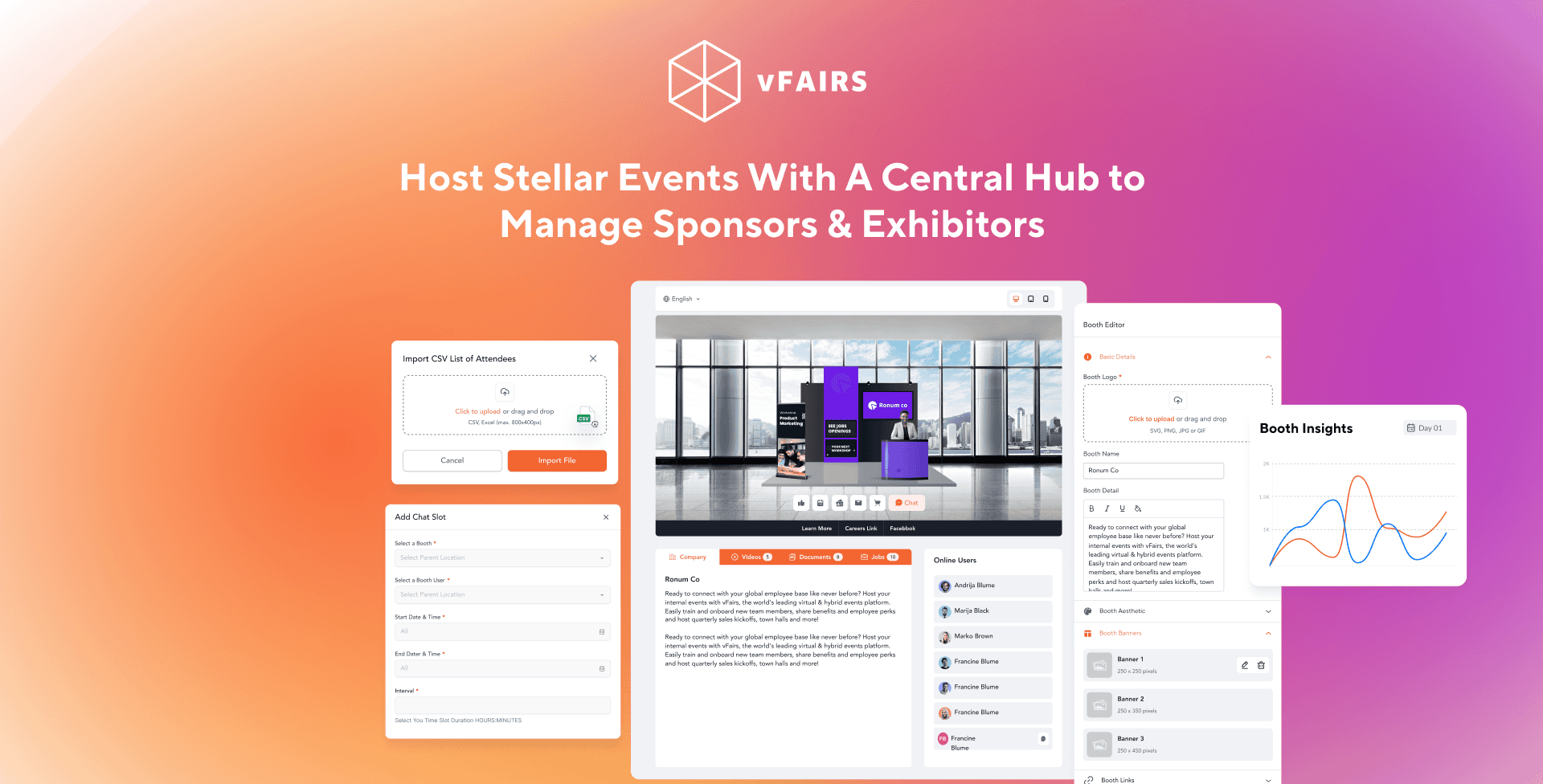 Sponsor & Exhibitor Management