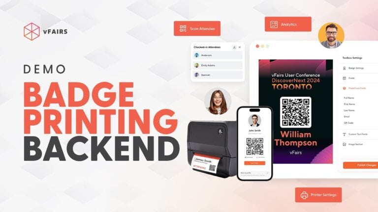 badge printing backend demo
