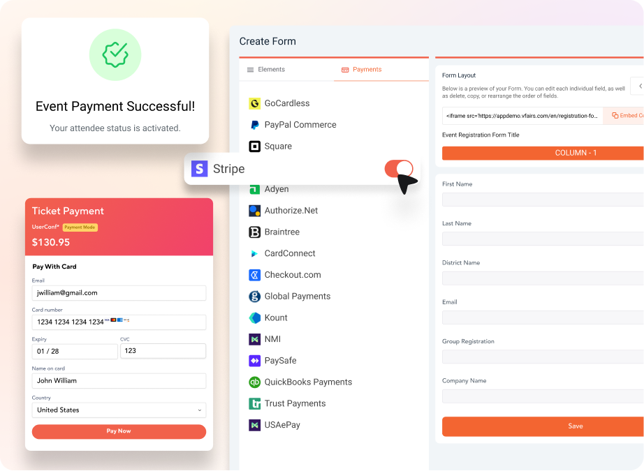Collect Payments For Tickets Through Simple Payment Integrations 2