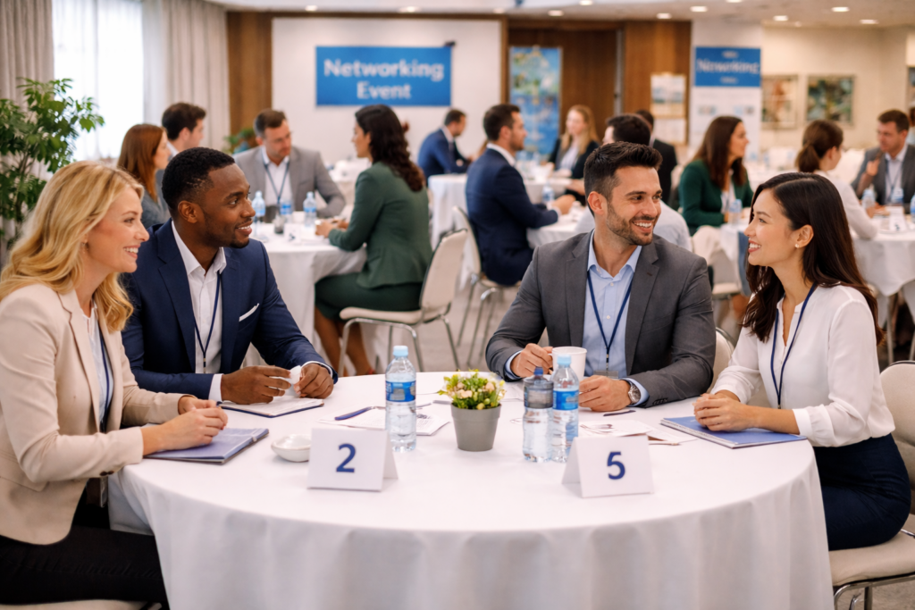 speed networking at career fairs