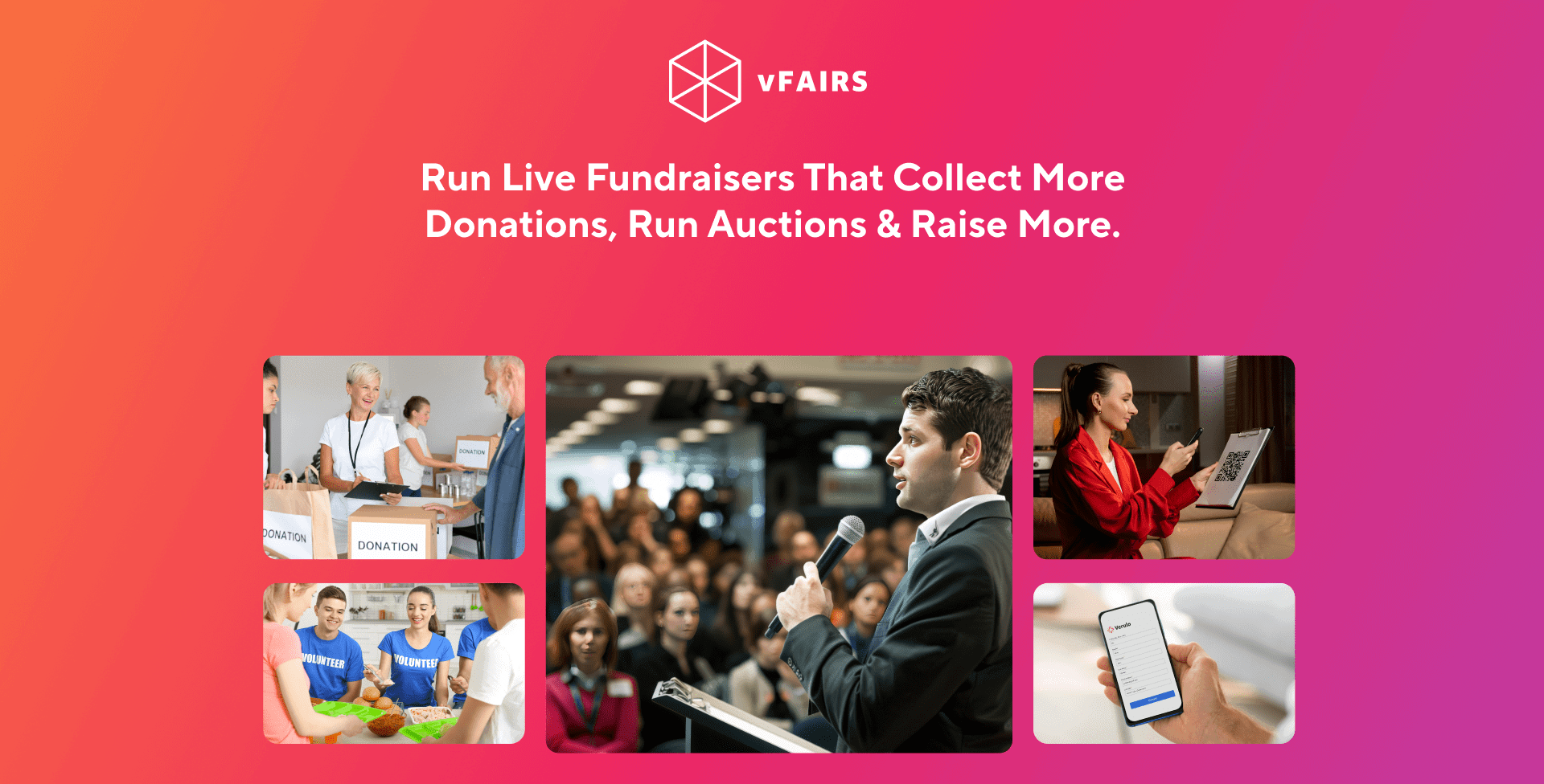 Hybrid Fundraising Events Platform