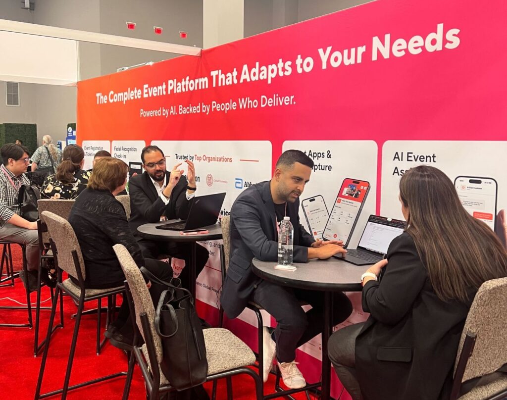 how to open conversation at a career fair booth