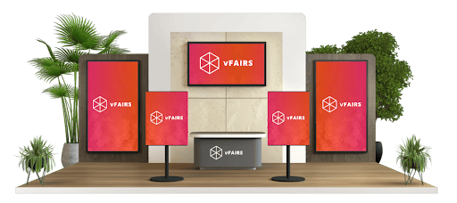 background for career fair booth