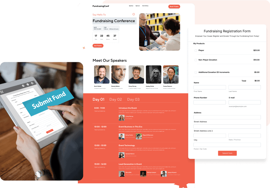 Capture Donor Registrations And Manage Ticketing with Ease.-min
