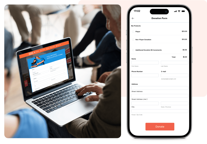Collect Donations With Secure Payment Options Available to Attendees.-min