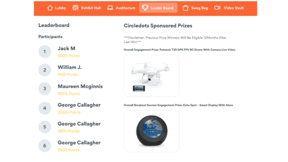 Gamified event feedback collection